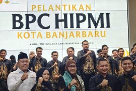 Ketua DPRD Banjarbaru hadiri pelantikan pengurus BPC HIPMI