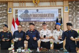 Pemasyarakatan Sumbar deklarasi sikap anti narkoba dan handphone ilegal