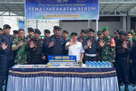 Lapas Dharmasraya gelar apel dan ikrar pemasyarakatan bersih Halinar