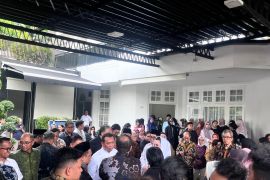 80 persen lantai 4 rumah anggota BPK Haerul Saleh terbakar