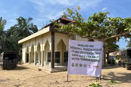Tiga masjid di Aceh berhasil direnovasi dari bantuan masyarakat Tangerang
