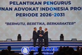 Peradi Profesional dikukuhkan upaya tingkatkan kualitas profesi advokat