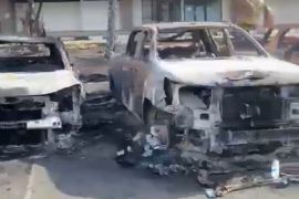 Sebanyak 14 orang diamankan dalam kerusuhan di Stadion Lukas Enembe
