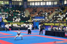 1.241 Atlet Berebut Kursi Timnas Karate di Kejurnas FORKI Bandung