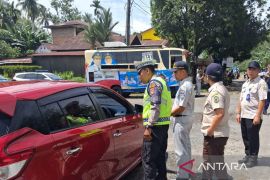 41 Kendaraan terjaring razia PKB di Batang Toru Tapsel