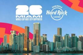 Seminole Hard Rock Casino Terpilih Sebagai Miami World Cup 2026&trade; Host City Supporter Resmi