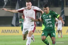 Babak pertama Garudayaksa unggul 2-0 atas PSS Sleman di final Liga 2