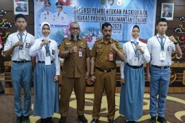 Empat utusan Kapuas lolos seleksi Paskibraka Kalteng dan satu wakili ke pusat