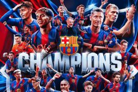 Barcelona Juara Liga Spanyol Usai Tundukkan Real Madrid