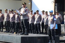 Kapolres ajak seluruh personel bekerja tulus dan ikhlas memberikan pelayanan