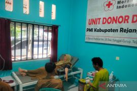 PMI Rejang Lebong kumpulkan ratusan kantong darah setiap bulan