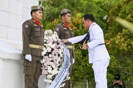 HUT ke-69 Kalteng, gubernur ziarah ke TMP Sanaman Lampang
