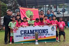 Tim U-9 SSB Palembang Soccer Skills raih posisi kedua di Ereigh Football Festival