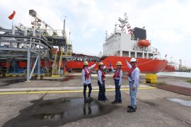 CDI Group resmikan sandar perdana MT Novah di dermaga CPN