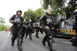 Polres Siantar simulasi sistem pengamanan kota, amankan aksi unjuk rasa