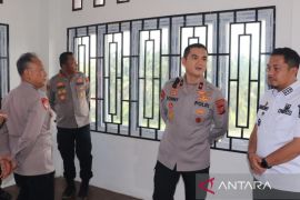 Wakapolda Sumut tinjau Mako sementara Polres Paluta