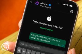 WhatsApp kenalkan Incognito Chat Meta AI