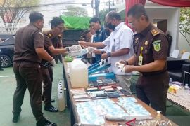 Kejari Samarinda musnahkan 268 lembar upal senilai Rp23,45 juta