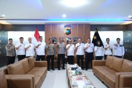 Kemenkum-Kapolda Babel bahas persiapan kunjungan Menteri Hukum