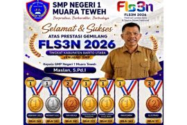 SMPN 1 Muara Teweh dominasi juara FLS3N Barut, siap berlomba tingkat Kalteng