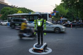 Menengok robot cerdas untuk atur Lalu Lintas di Hubin, China