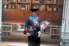 Yusof Ferdinand lulus S3 hukum Universitas Pancasila dengan IPK 3,95