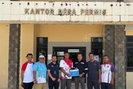 PT Timah dukung turnamen voli dan jalan santai HUT Ke-18 Desa Permis