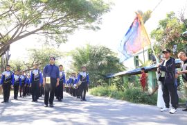 Bupati Sergai lepas pawai drumband festival bumi serampang dua belas