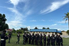 Satgas Pamtas Yonif 511/DY tanamkan nilai bela negara bagi pemuda Mamberamo Raya