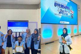 Bangga, mahasiswa prodi sistem informasi STMIK Adhi Guna berprestasi