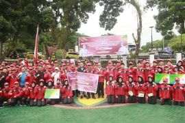 Bupati HSS lepas kontingen POPDA tahun 2026