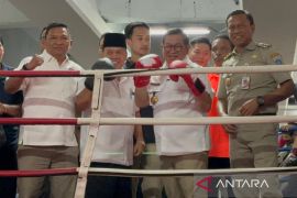 Diresmikan, ring tinju kolong flyover Pasar Rebo jadi wadah cegah tawuran