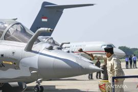 Presiden serahkan kunci pesawat Rafale ke Panglima TNI