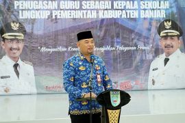 Pemkab Banjar perkuat tata kelola pendidikan melalui pelantikan ratusan kepala sekolah