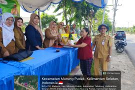 DKP3 Tabalong jual produk lokal di Gerakan Pangan Murah