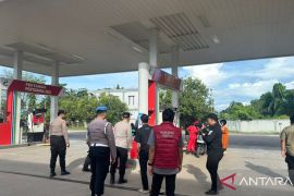 Polsek Tapin Utara awasi penyaluran BBM bersubsidi