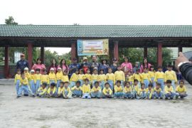 Dinas Pemadam Kota Palangka Raya edukasi bahaya kebakaran sejak dini