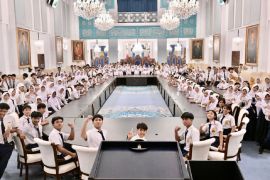 Mahasiswa hingga pelajar belajar pemerintahan di Istana Kepresidenan