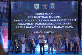 Menteri Hukum resmikan ribuan Posbankum Papua Barat dan Papua Barat Daya