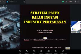 Kemenkum Sulbar dukung strategi paten inovasi industri pertahanan