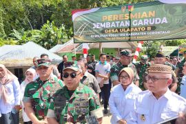 Pangdam XIII: Jembatan Garuda mendukung akses masyarakat Gorontalo