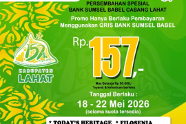 HUT Lahat ke-157, Bank Sumsel Babel gelar promo belanja kuliner Rp157 lewat BSB Mobile