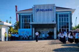 Insan Pelindo Pangkalbalam Gelar Upacara Harkitnas