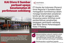 KAI Divre II Sumbar perkuat upaya keselamatan di perlintasan sebidang