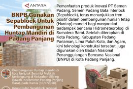 BNPB gunakan Sepablock untuk pembangunan Huntap Mandiri di Padang Panjang