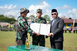 TMMD ke-128 di Malinau Bangun Jalan, Jembatan Hingga Rumah Singgah