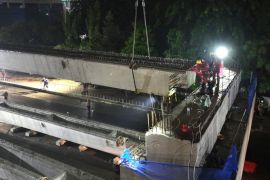 Rekayasa lalin dilakukan saat tahapan "erection girder" di Latumenten