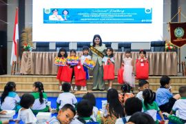 Hari Pendidikan Nasional di Siantar, anak PAUD lomba mewarnai dan bercerita