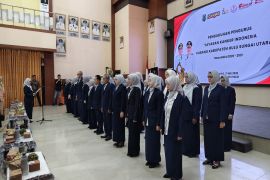 54 pengurus Yayasan Kanker Indonesia Cabang HSU dikukuhkan