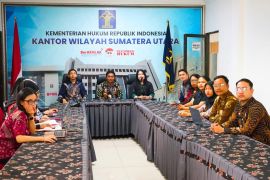 Kemenkum Sumut ikuti "exit meeting" BPK RI perkuat akuntabilitas keuangan